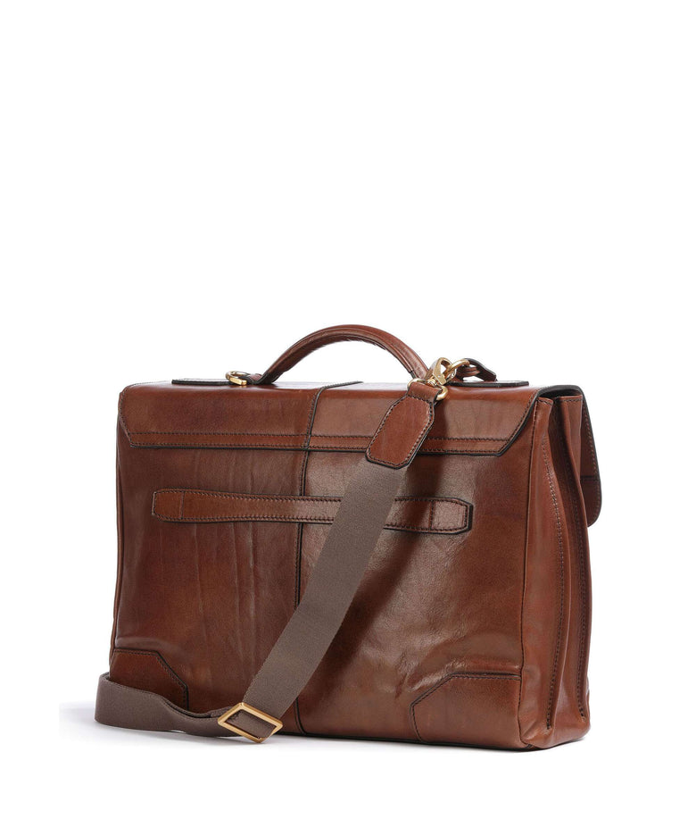 The Bridge Vespucci Briefcase marrone