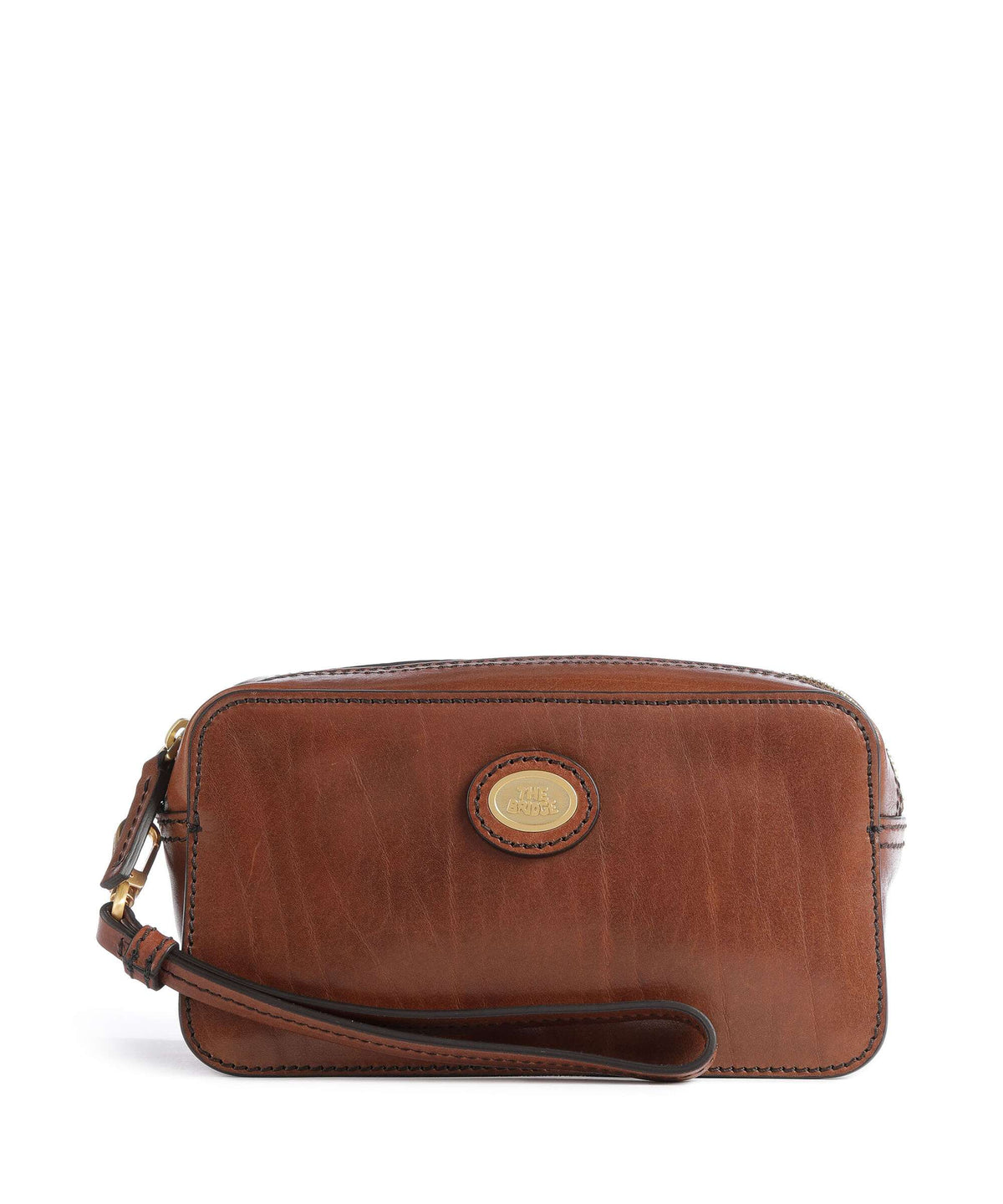 The Bridge Story Uomo Wristlet marrone