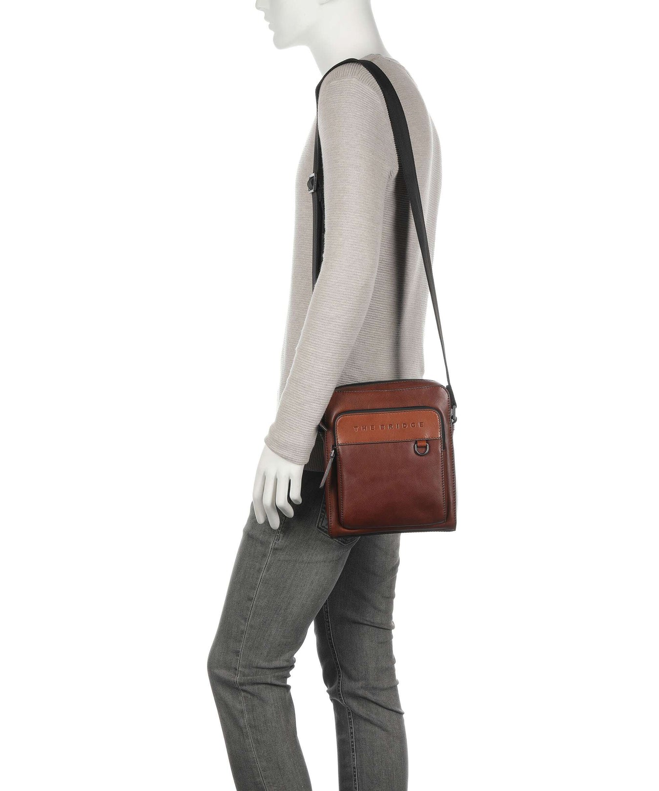 The Bridge Damiano Crossbody bag marrone