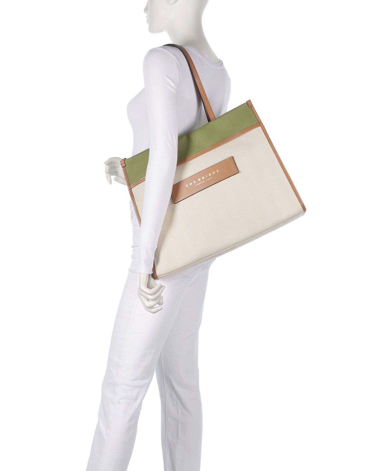 The Bridge Elisa Tote bag natural/marzipan/fico