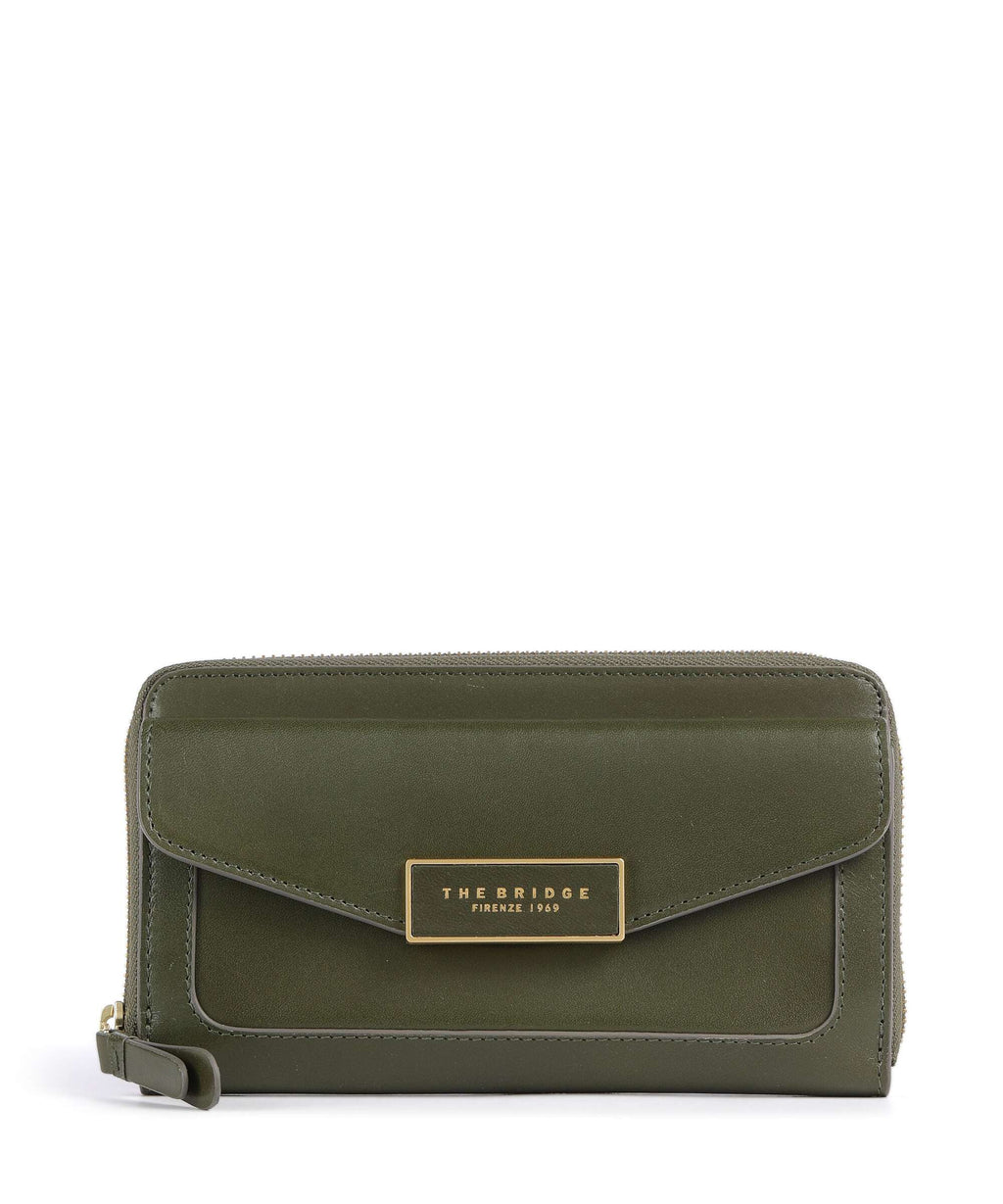 The Bridge Ginevra RFID Wallet thyme