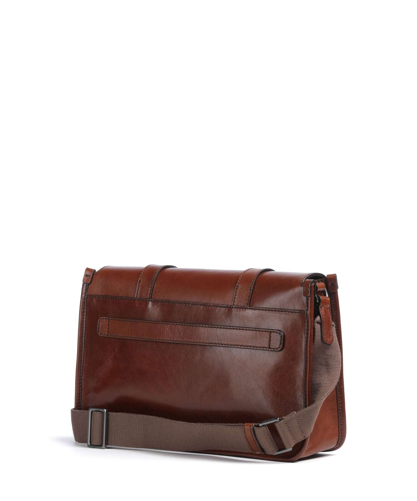 The Bridge Isaia Messenger bag marrone/rut scamosciato opaco