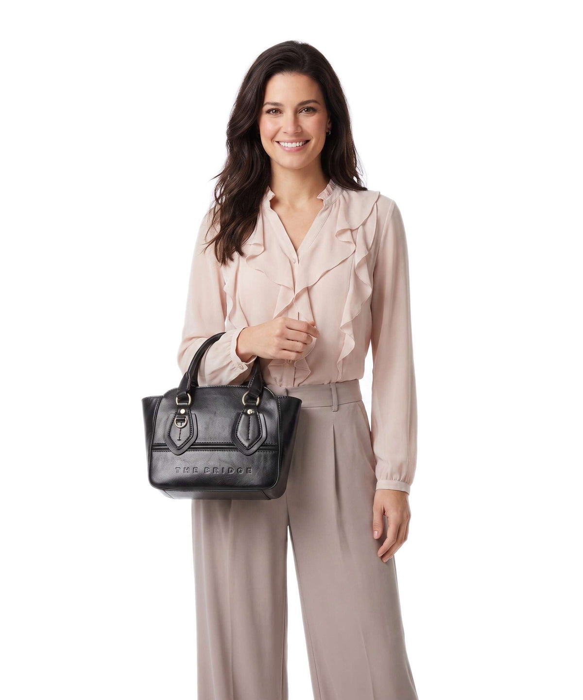 The Bridge Daphne Handbag nero