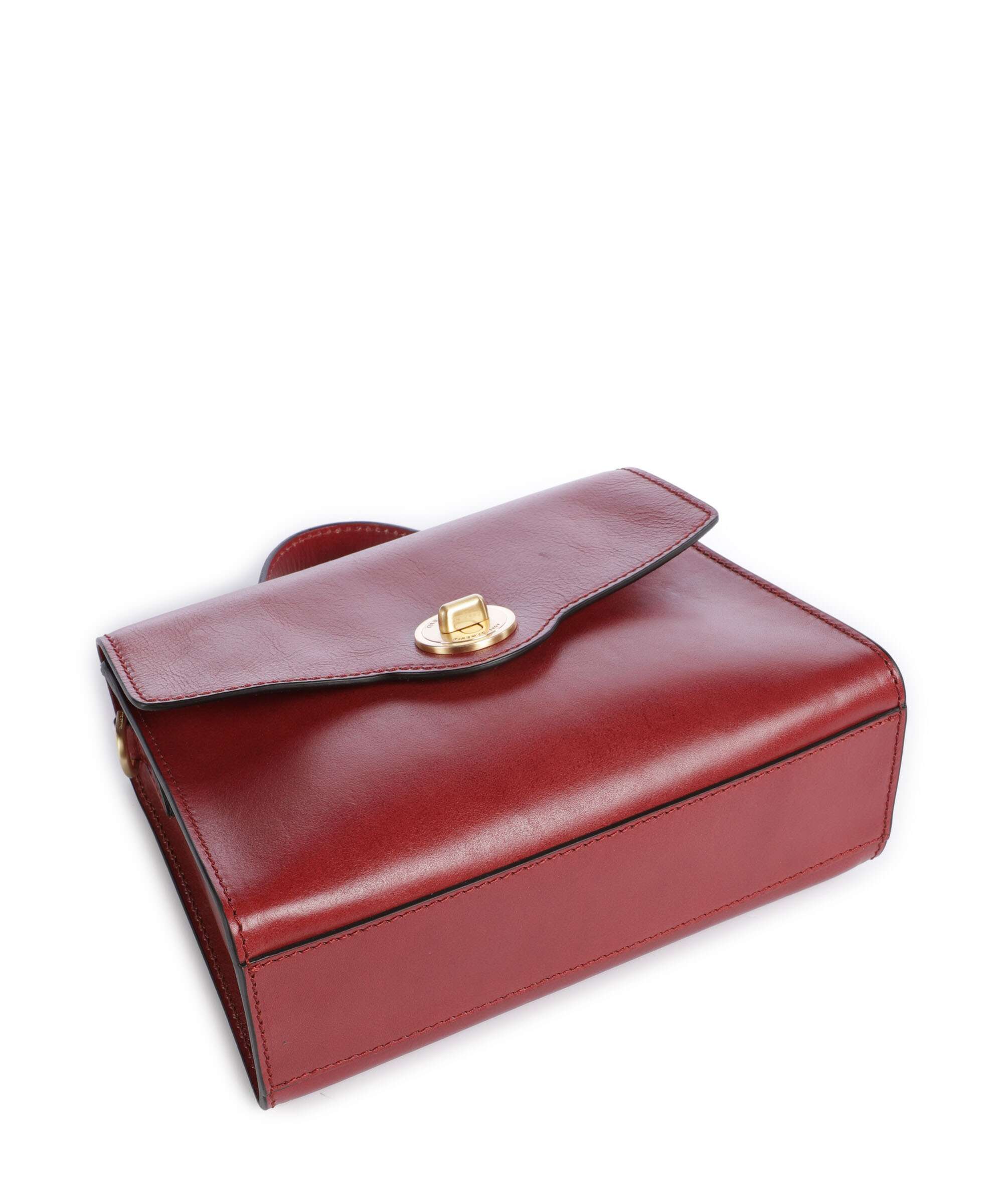 The Bridge Irene Handbag mattone