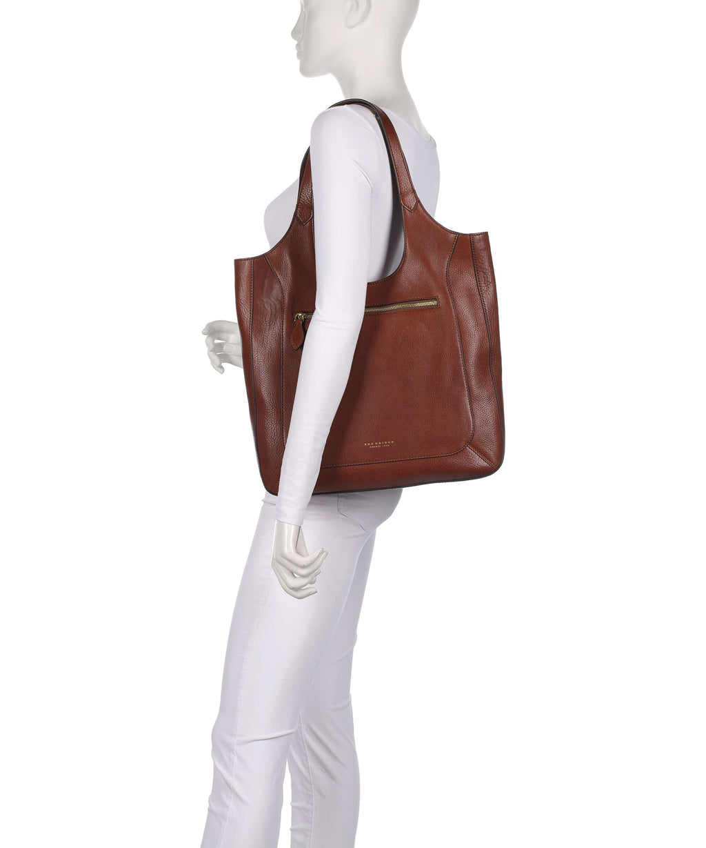 The Bridge Luce Soft Hobo bag marrone