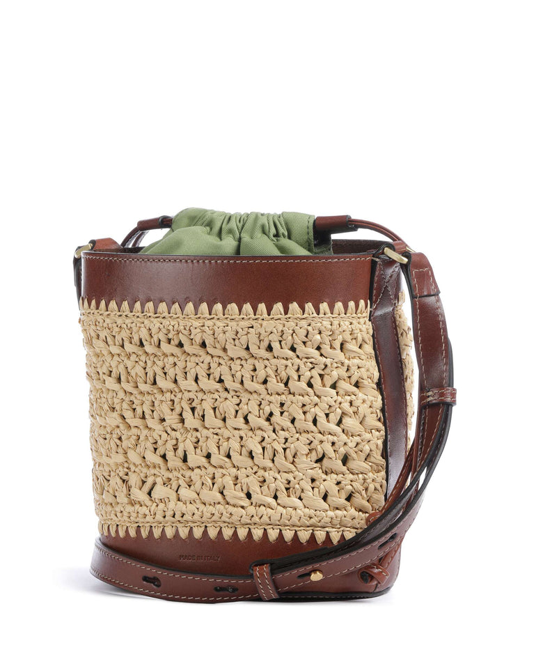 The Bridge Luna Bucket bag marrone