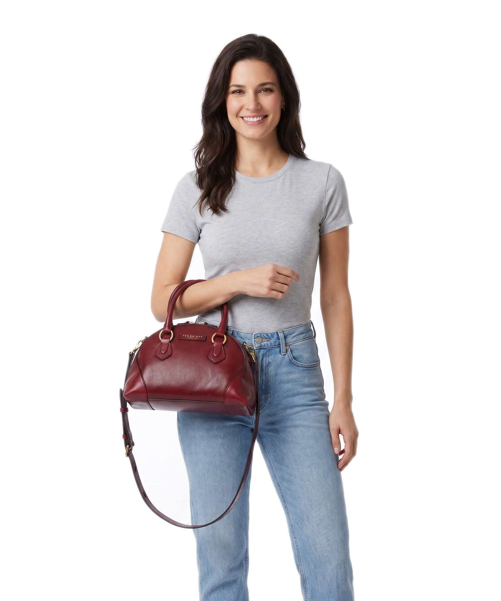 The Bridge Magda Handbag barolo
