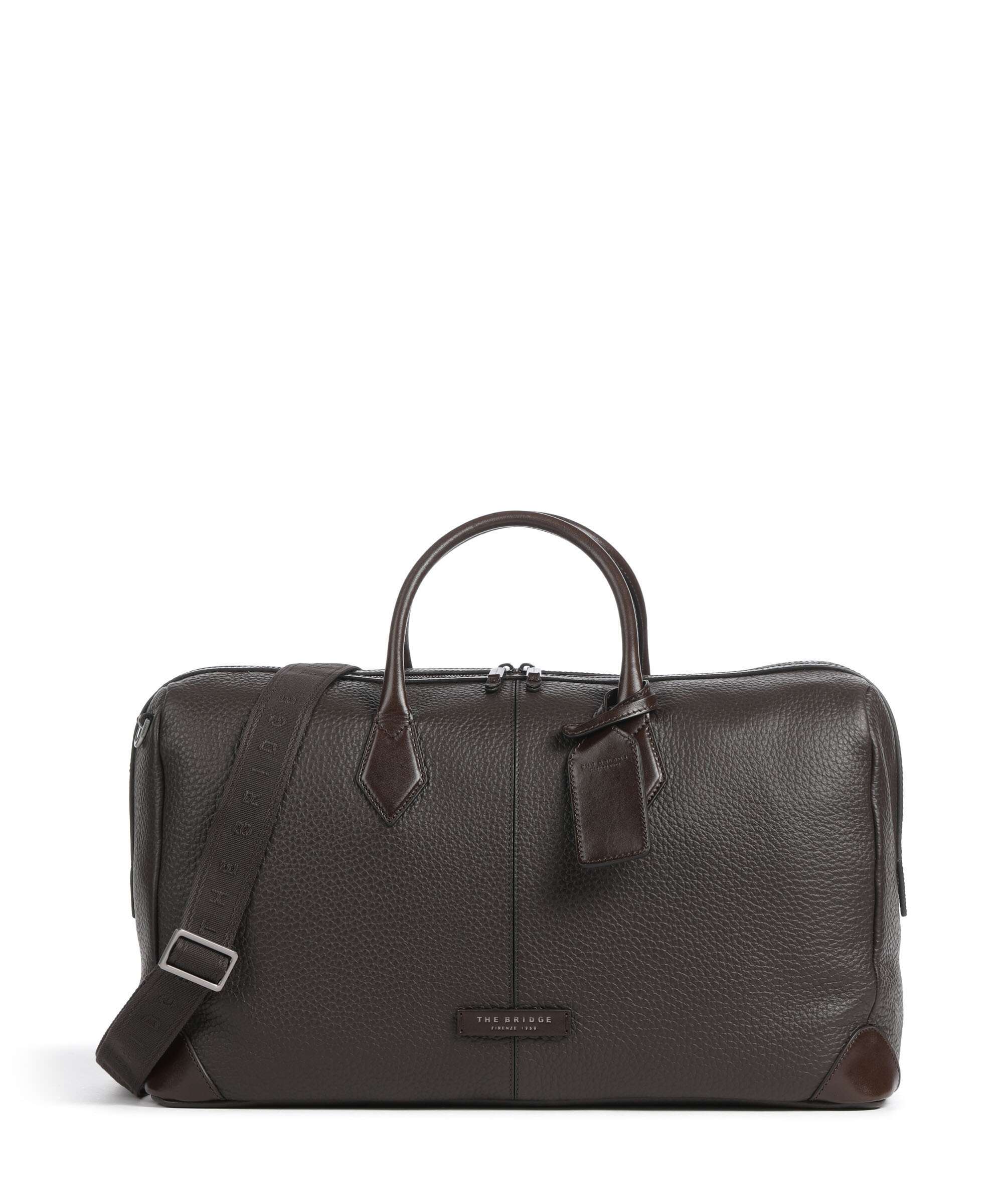 The Bridge Travel Soft Weekend bag moka