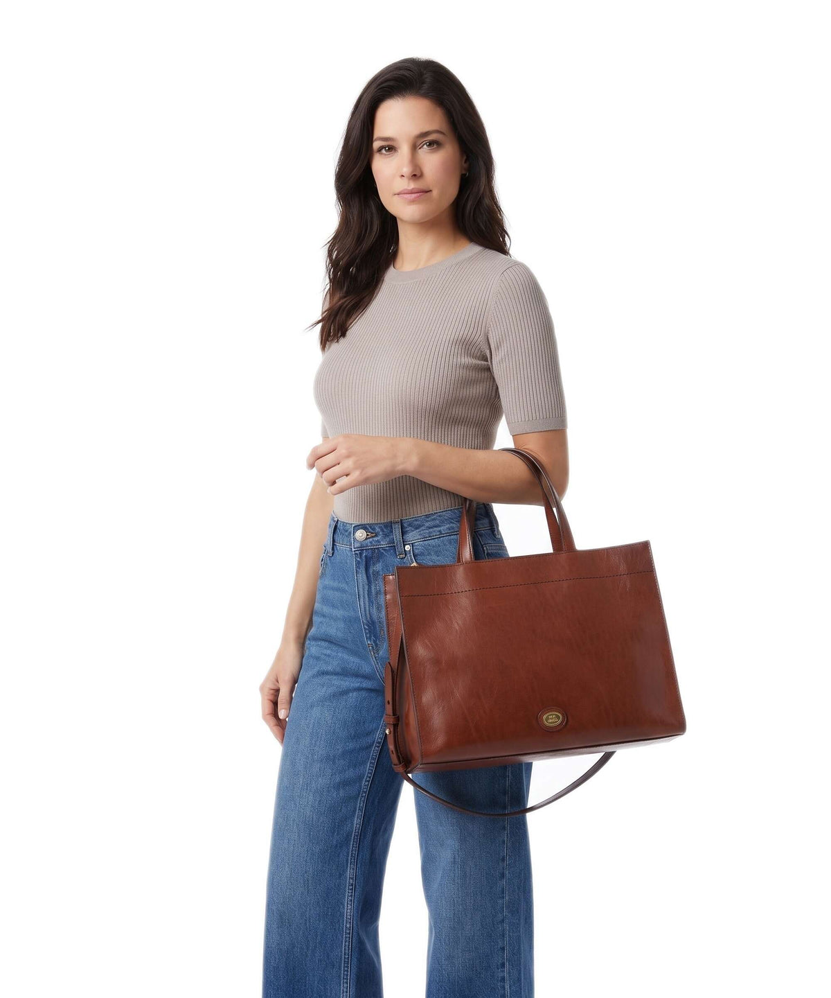 The Bridge Story Donna Briefcase marrone