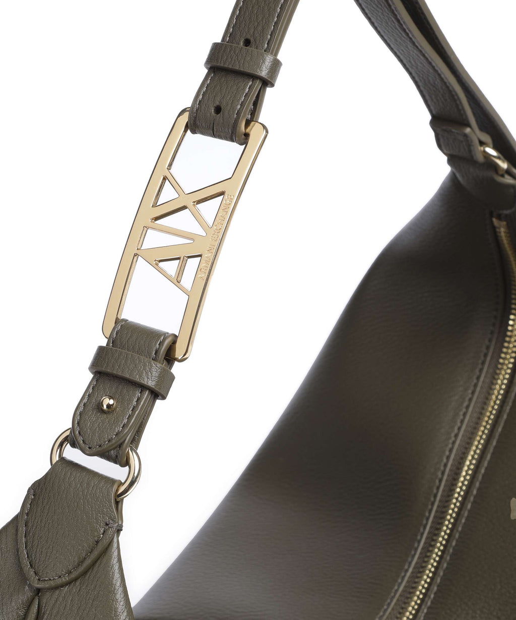Armani Exchange Polly L Hobo bag savanna