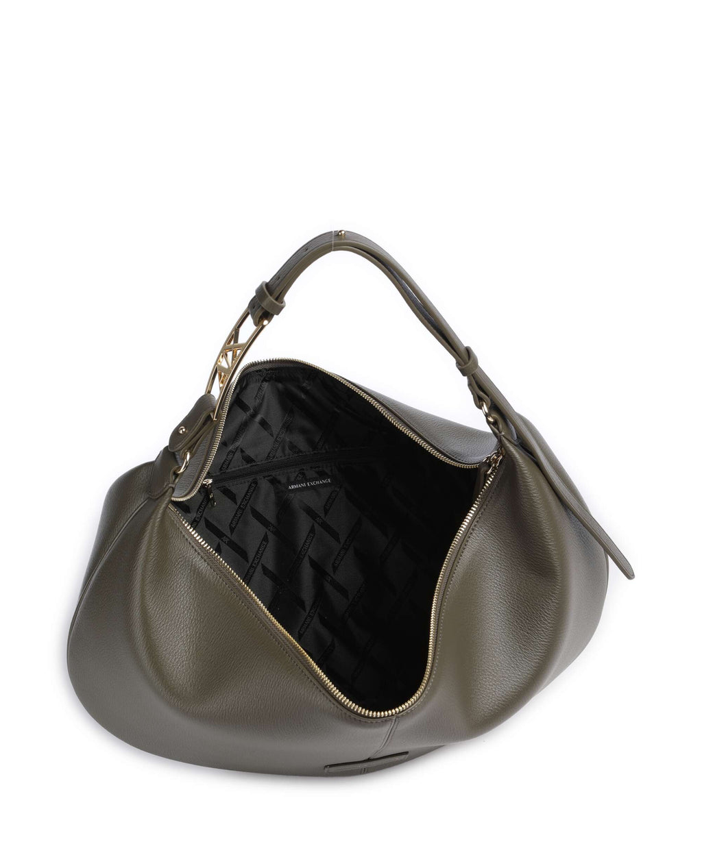 Armani Exchange Polly L Hobo bag savanna