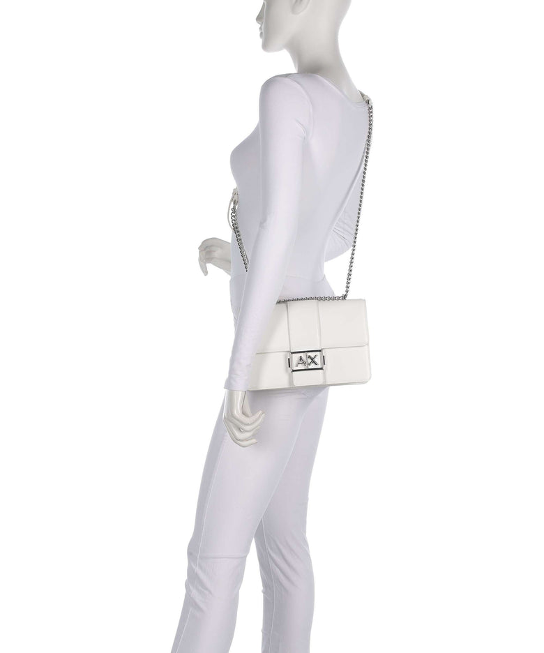 Armani Exchange Jodie M Shoulder bag off white