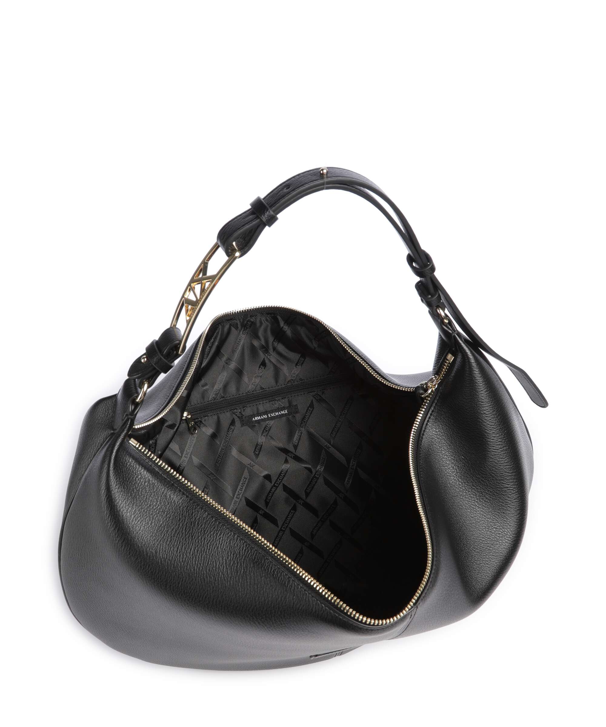 Armani Exchange Polly L Hobo bag black