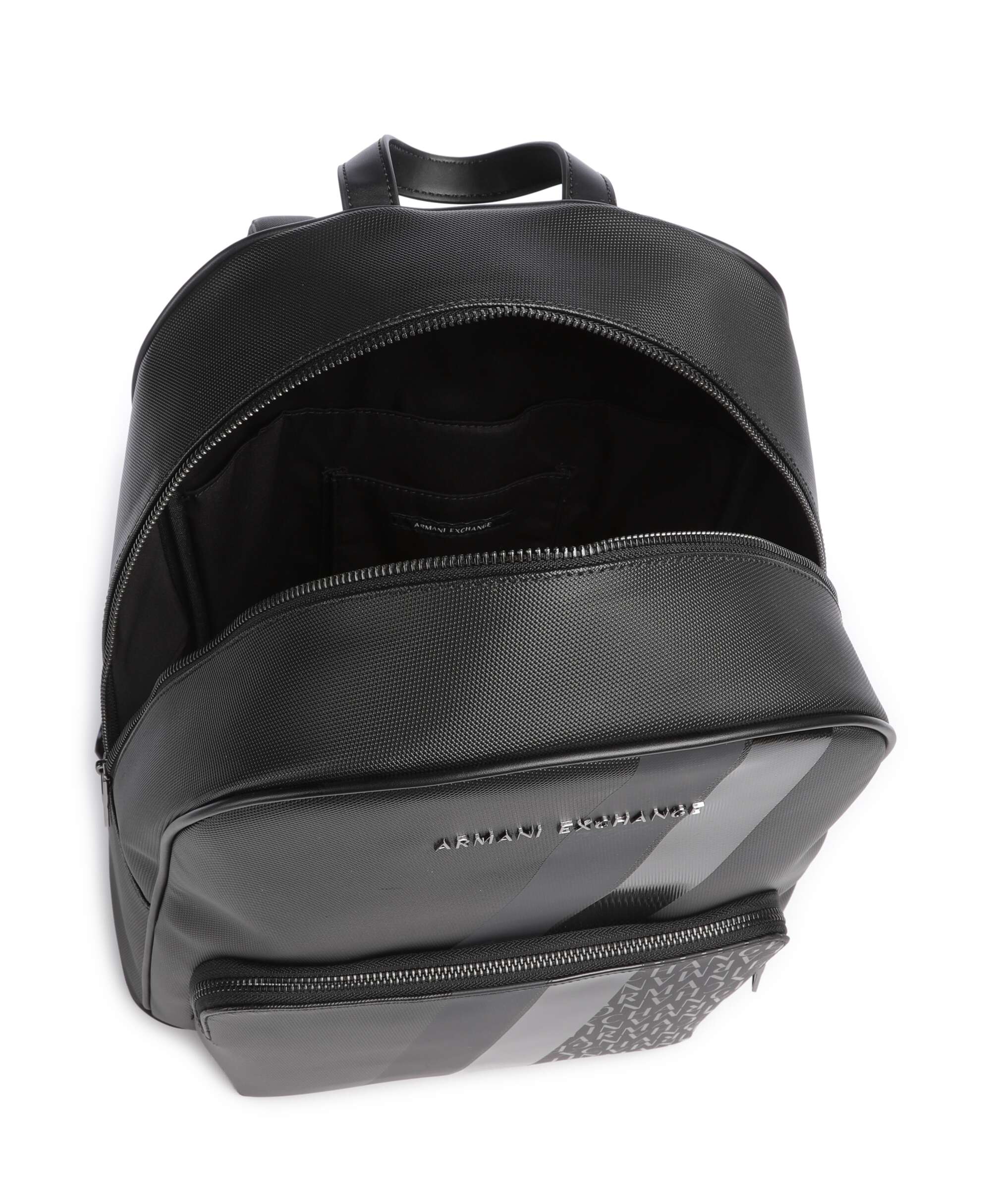 Armani Exchange Dylan Backpack black/gunmetal/shiny black