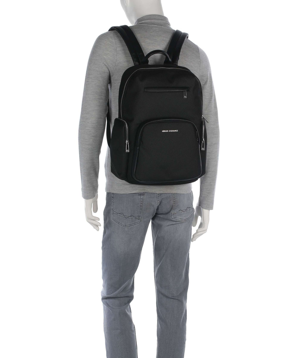 Armani Exchange Singapore Backpack black