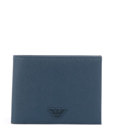 Emporio Armani Saffiano Animation Monedero legion blue
