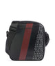 Armani Exchange Dylan Bandolera black/pomegranate/black shiny