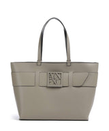 Armani Exchange Susie M Bolsa shopping brown bass