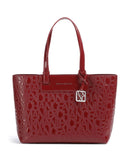 Armani Exchange Liz Patent M Bolsa shopping red dahlia