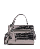 Armani Exchange Diane Mini Croco Bandolera gunmetal