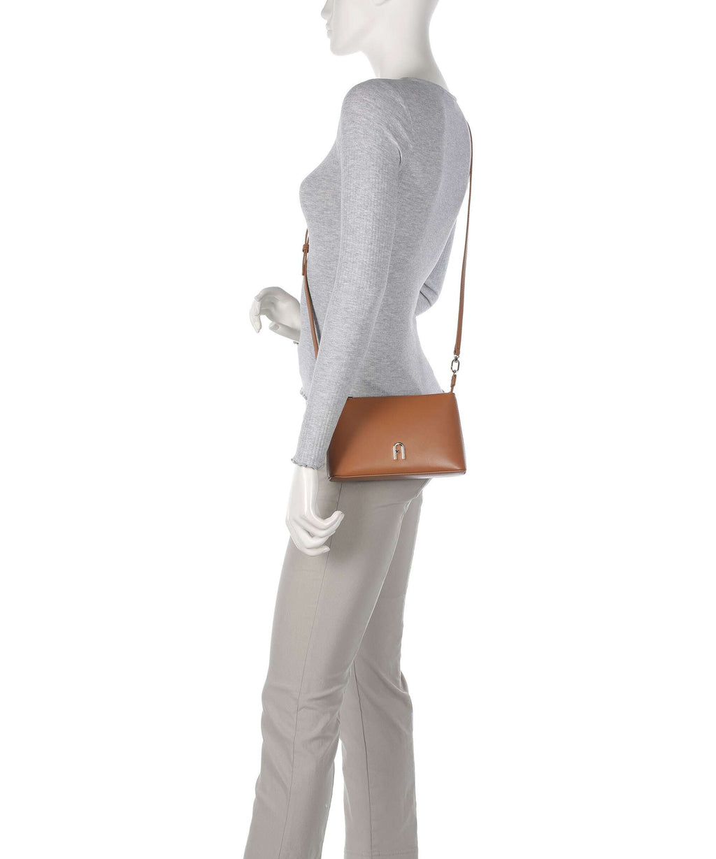 Furla Diamante Mini Crossbody bag brandy