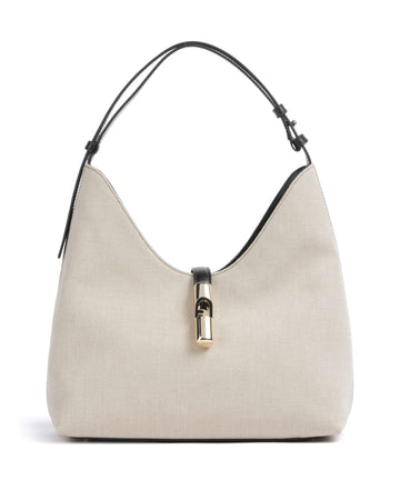 Furla Goccia M Bolso de hobo naturale/nero
