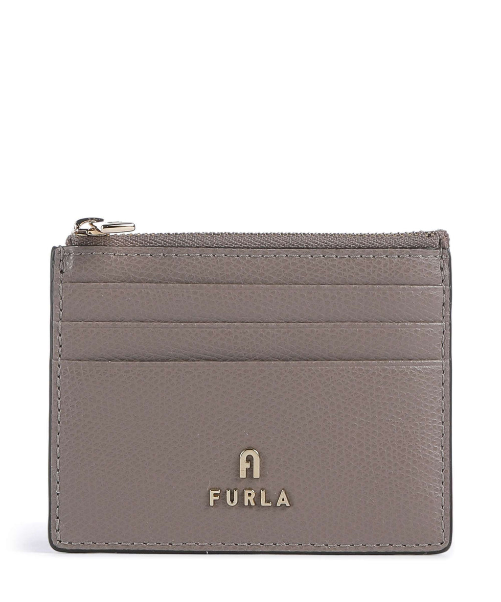 Furla Camelia S Credit card holder stucco gray