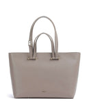 Furla Duetto L Bolsa shopping stucco gray