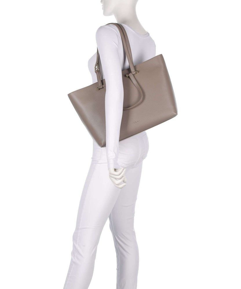 Furla Duetto L Tote bag stucco gray