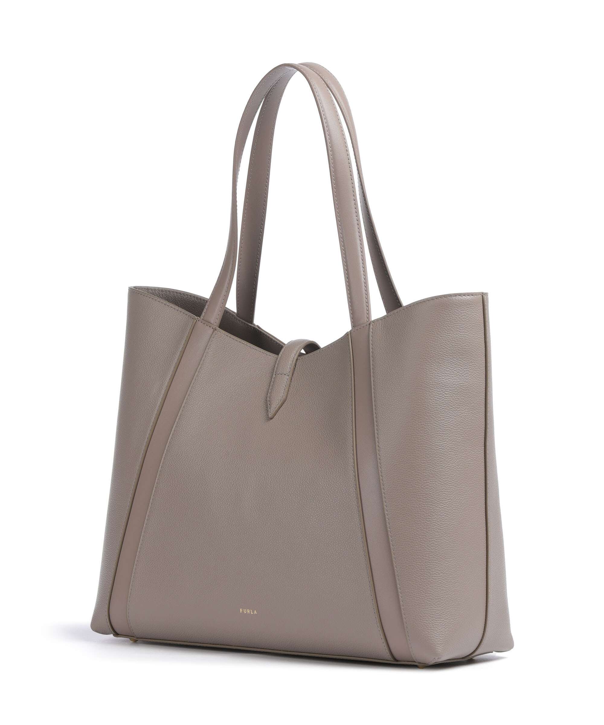 Furla Goccia L Tote bag stucco gray/mauve