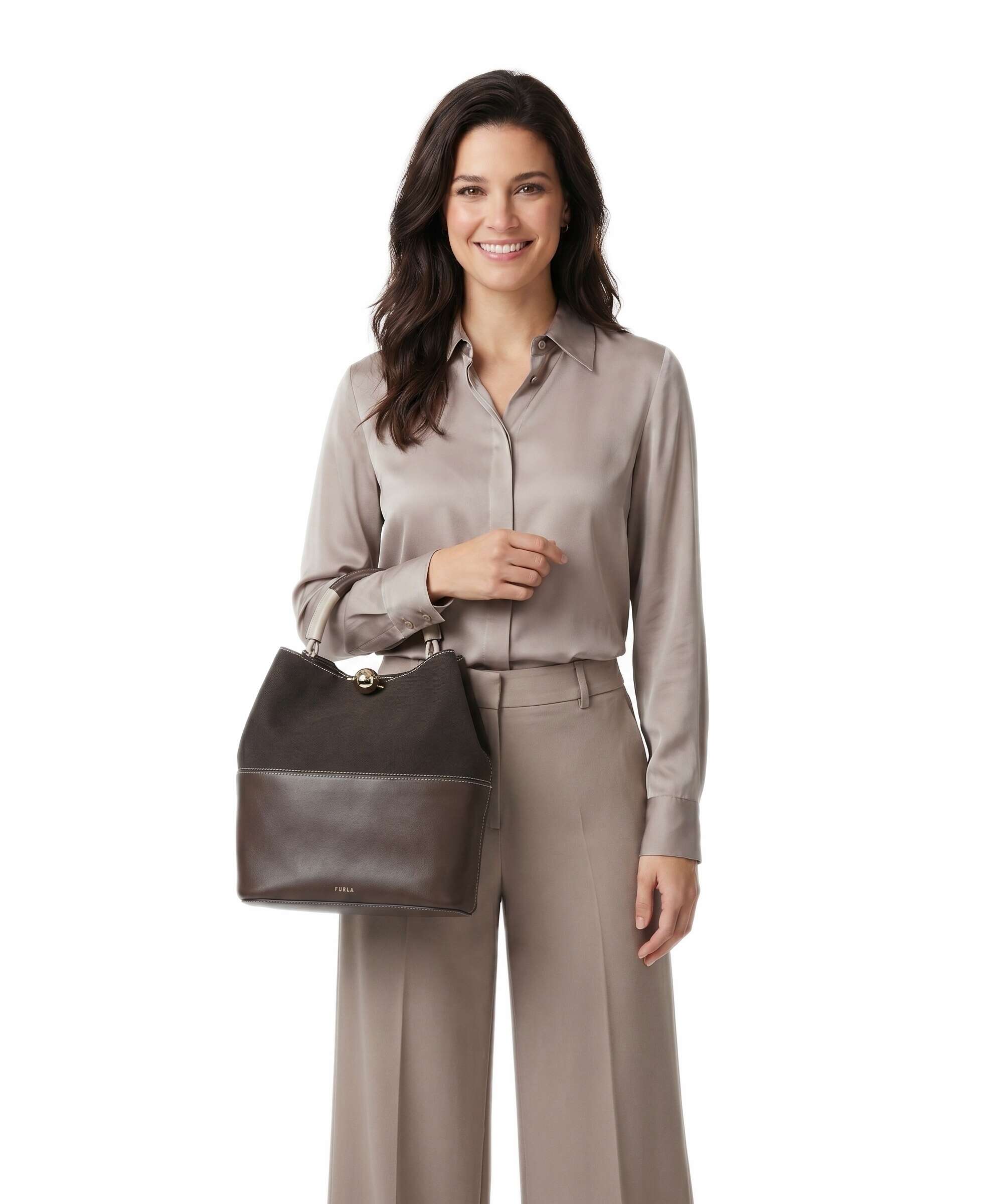 Furla Sfera S Bucket bag espresso/brown