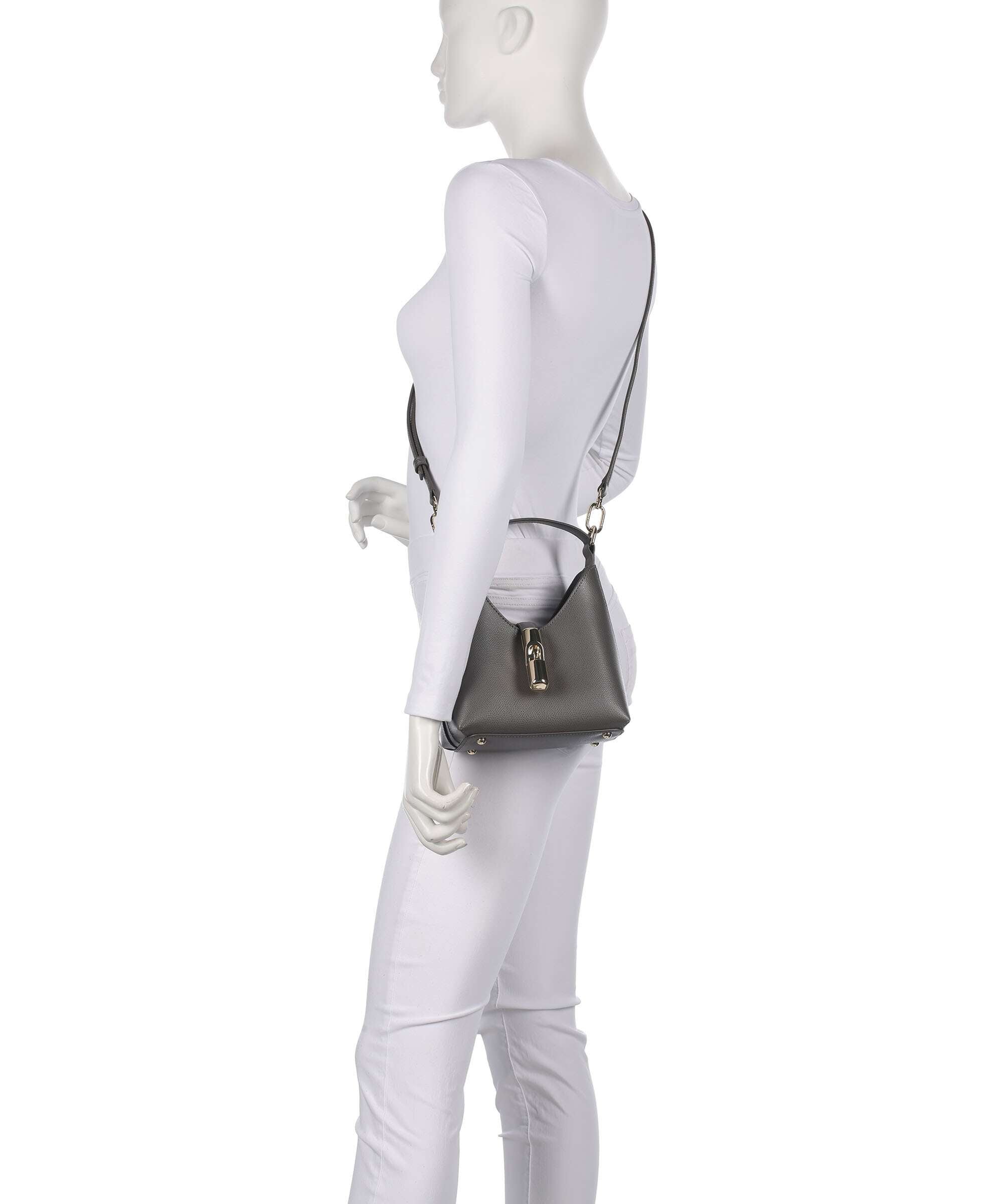 Furla Iride Mini Crossbody bag urban gray