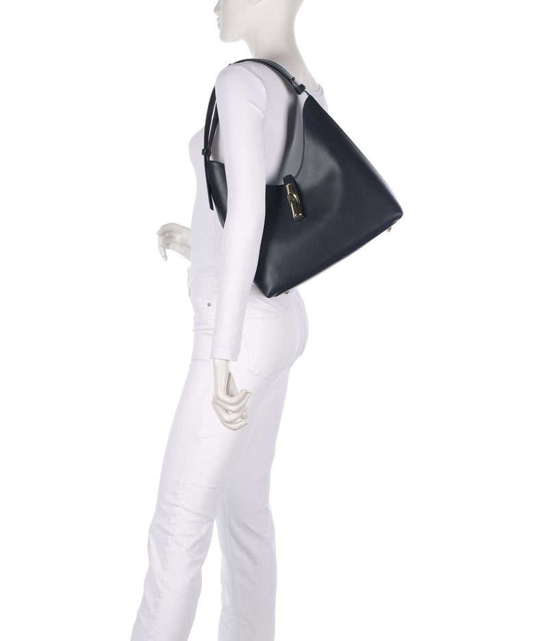 Furla Goccia M Hobo bag blu reale