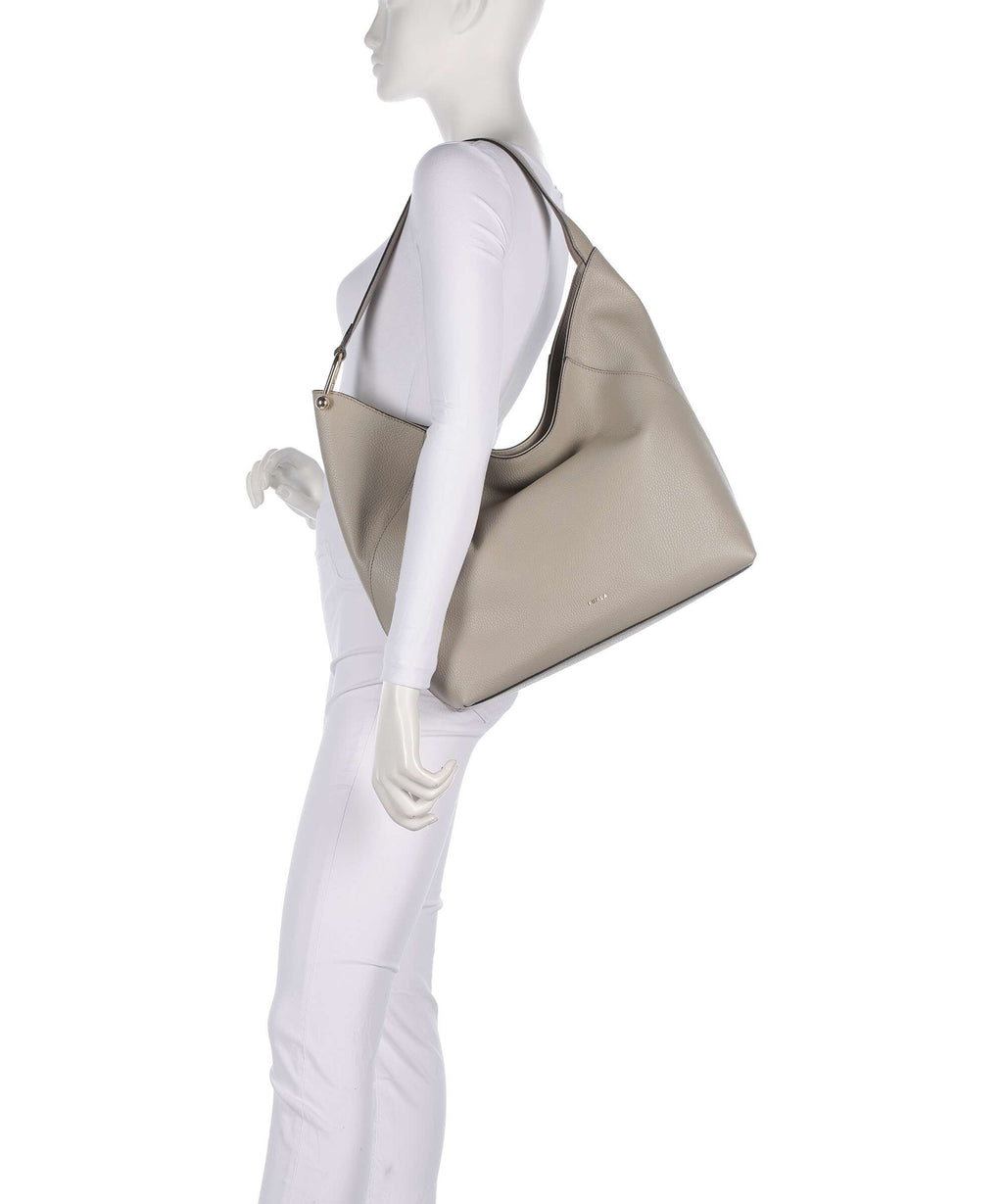 Furla Lara L Hobo bag linen