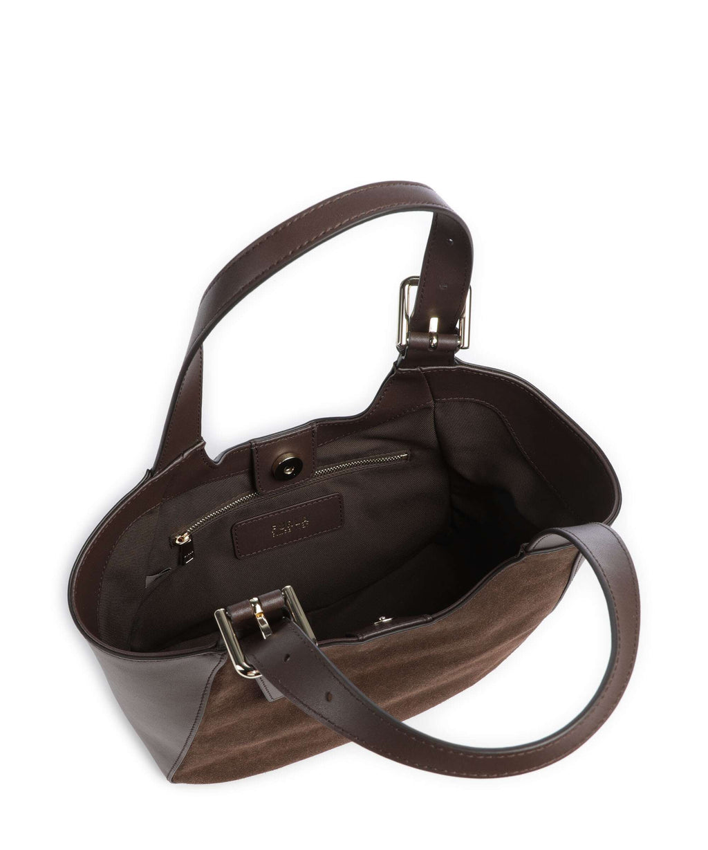 Furla Dora S Hobo bag toni cioccolato