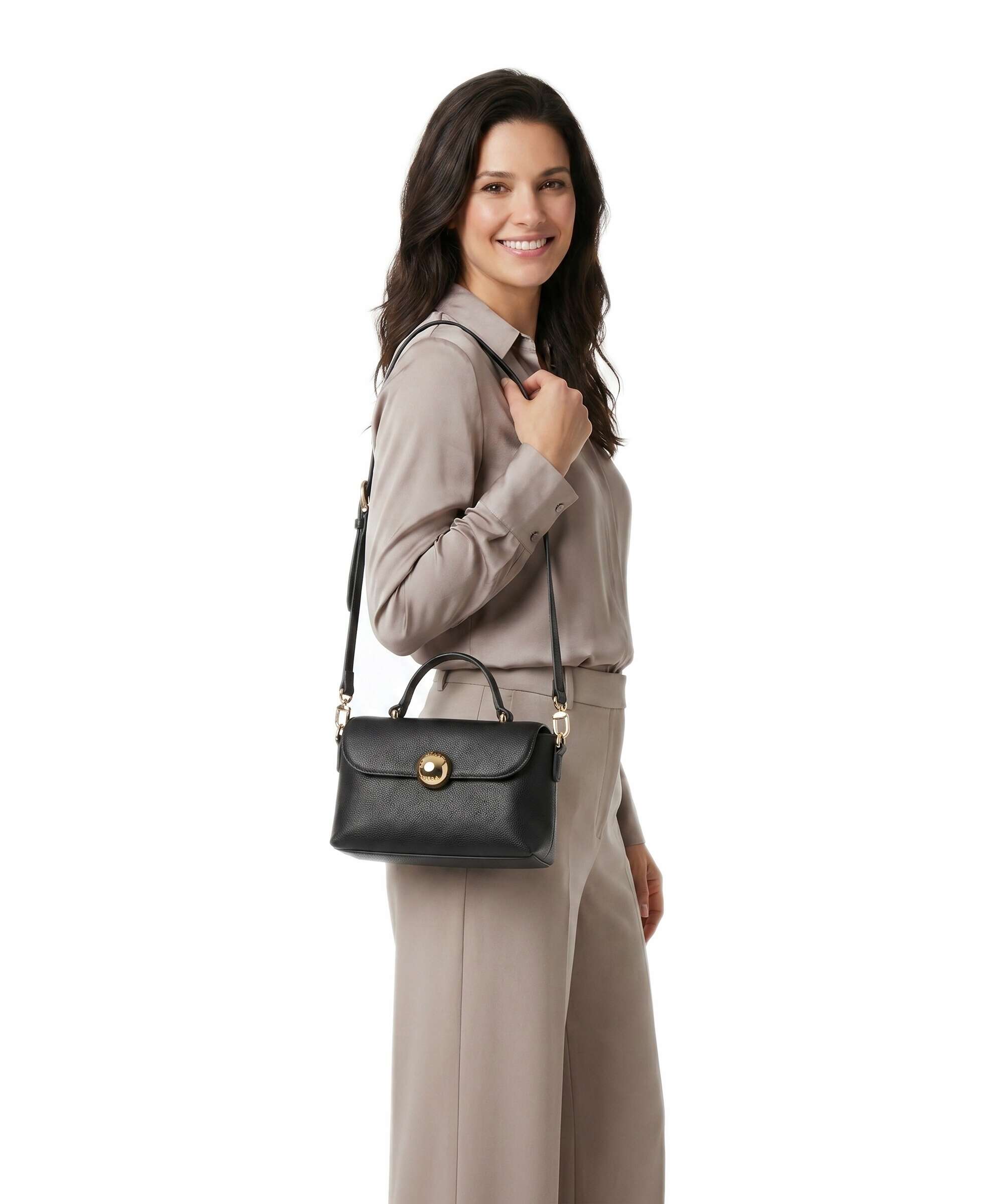 Furla Moonlight Mini Crossbody bag nero
