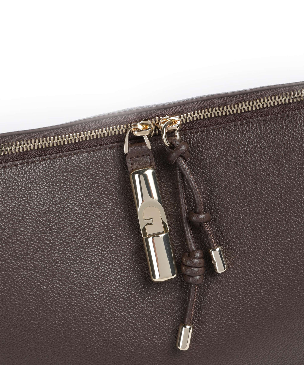 Furla Debby M Hobo bag cioccolato