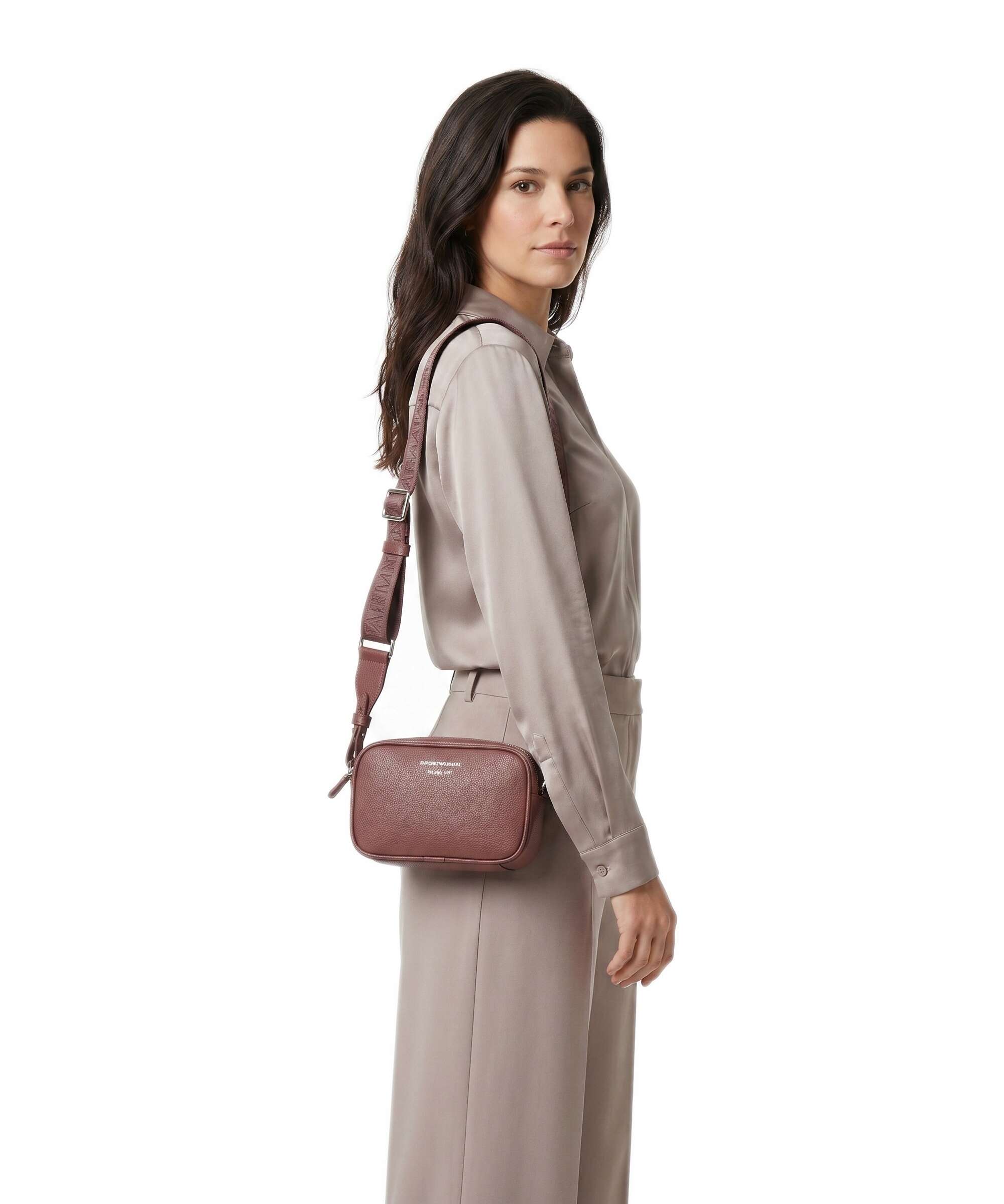 Emporio Armani Lilly Crossbody bag gianduia/navy