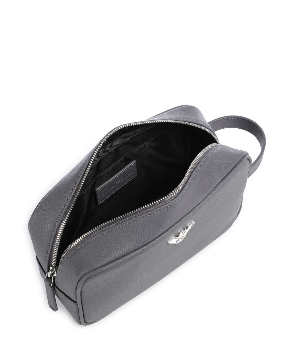 Emporio Armani Business Regenerated Toiletry bag grey