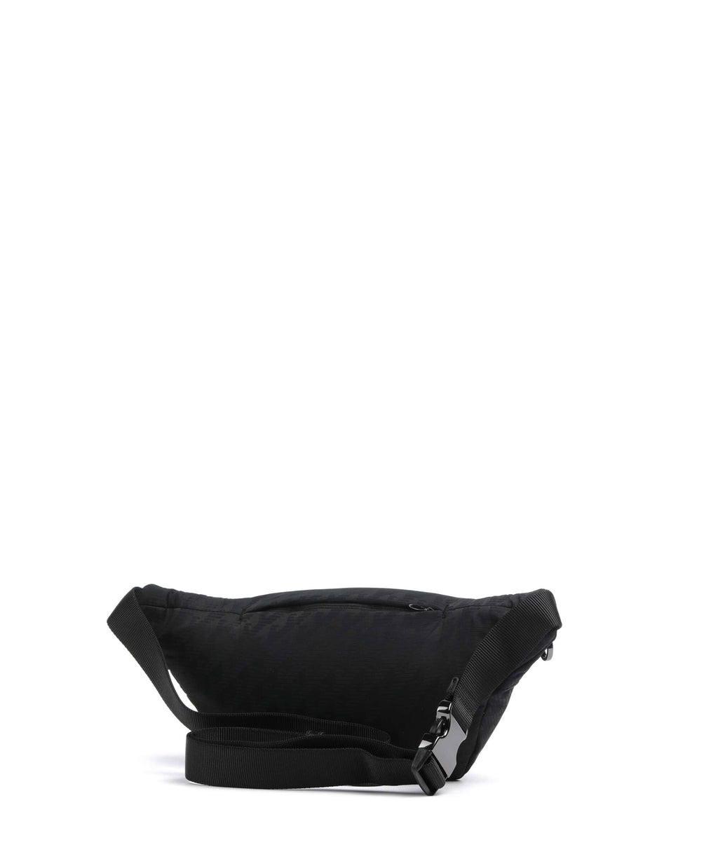 Emporio Armani Eagle All Over Belt bag black beauty