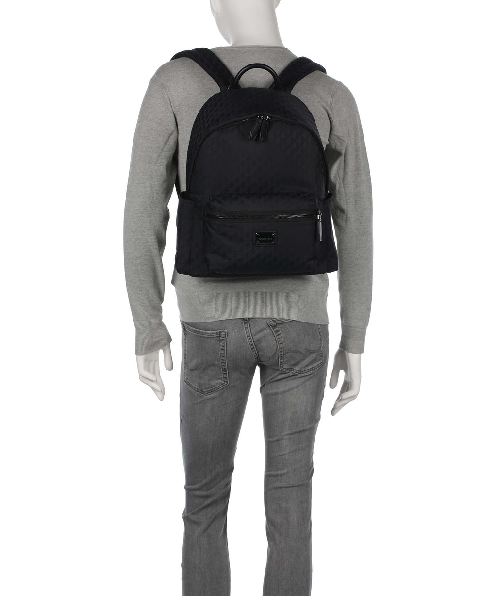 Emporio Armani Eagle All Over Backpack black beauty