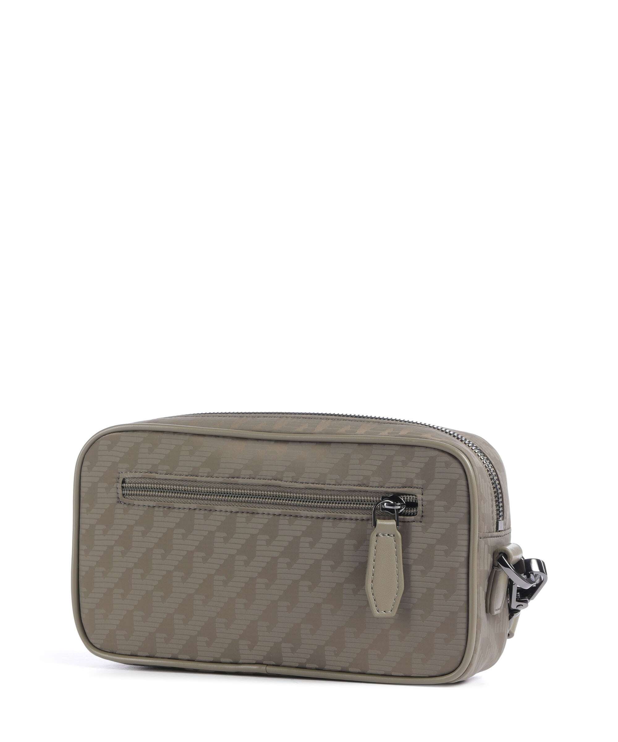 Emporio Armani Eagle All Over Toiletry bag stone gray