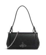 Vivienne Westwood Hazel Re-Vegan Grain Medium Bolso de hombro black
