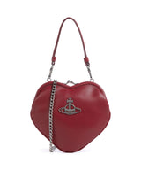 Vivienne Westwood Belle Heart Frame Re-Vegan Grain Bolso de hombro red