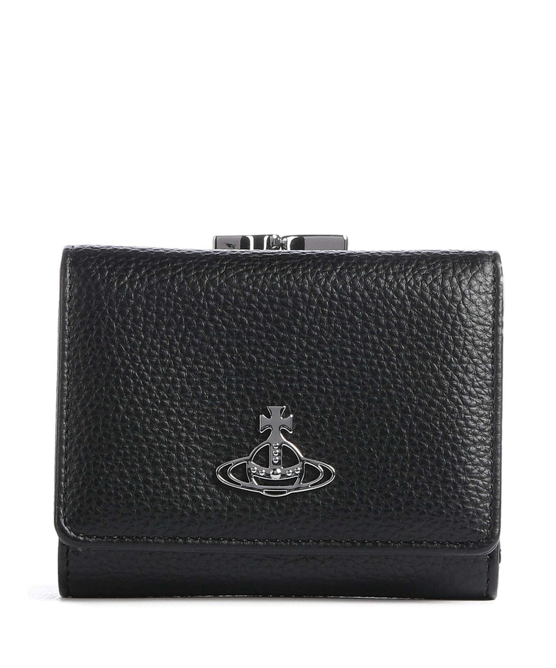 Vivienne Westwood Frame Grain Small Wallet black