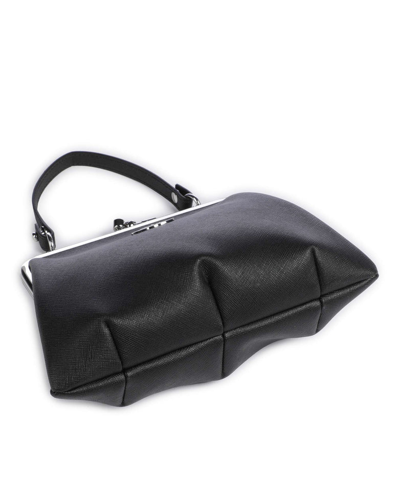 Vivienne Westwood Granny Frame Saffiano Crossbody bag black