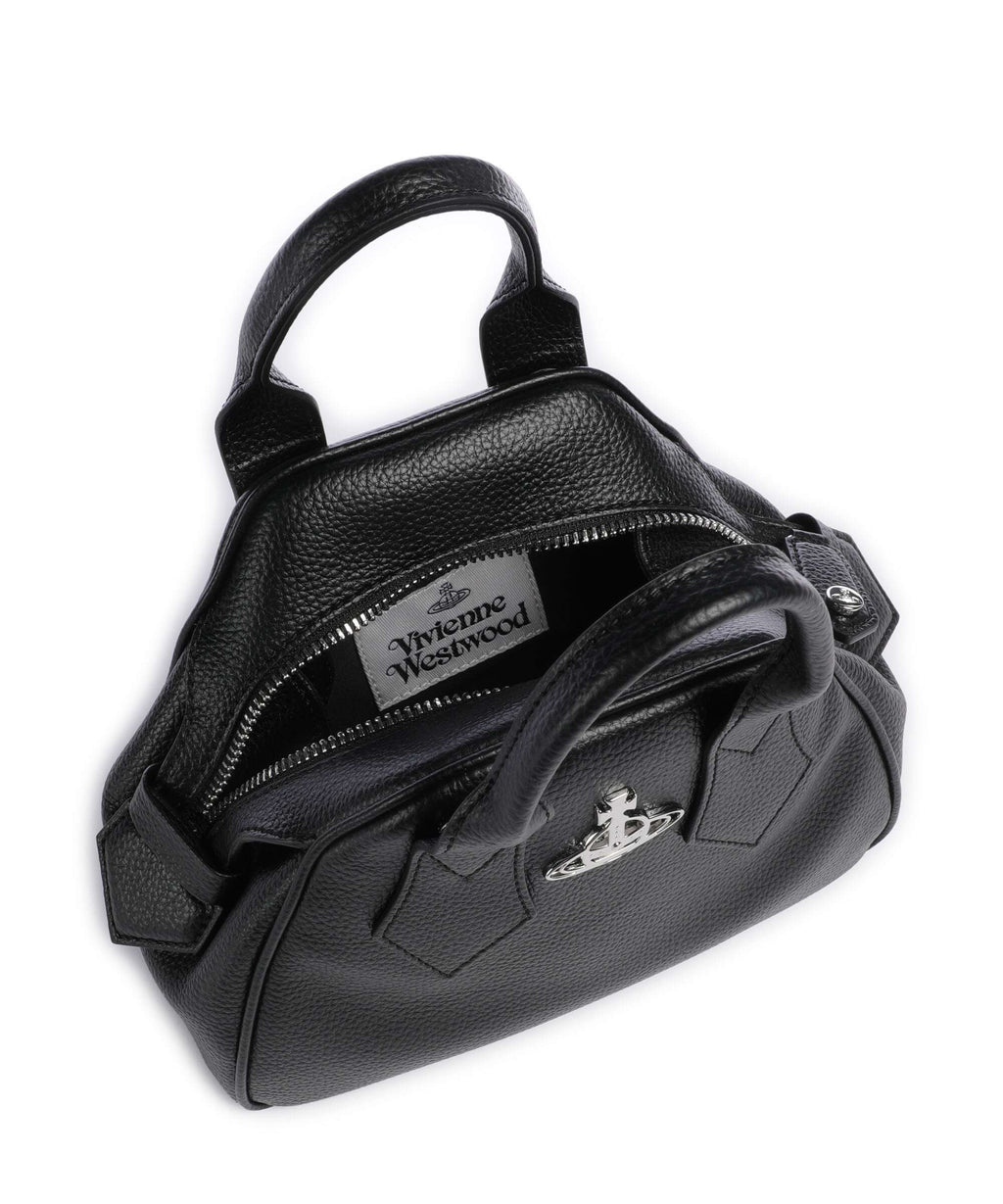 Vivienne Westwood Yasmine Grain Small Handbag black