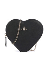 Vivienne Westwood Saffiano Heart Bandolera black
