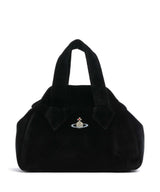 Vivienne Westwood Archive Velvet Medium Handbag black