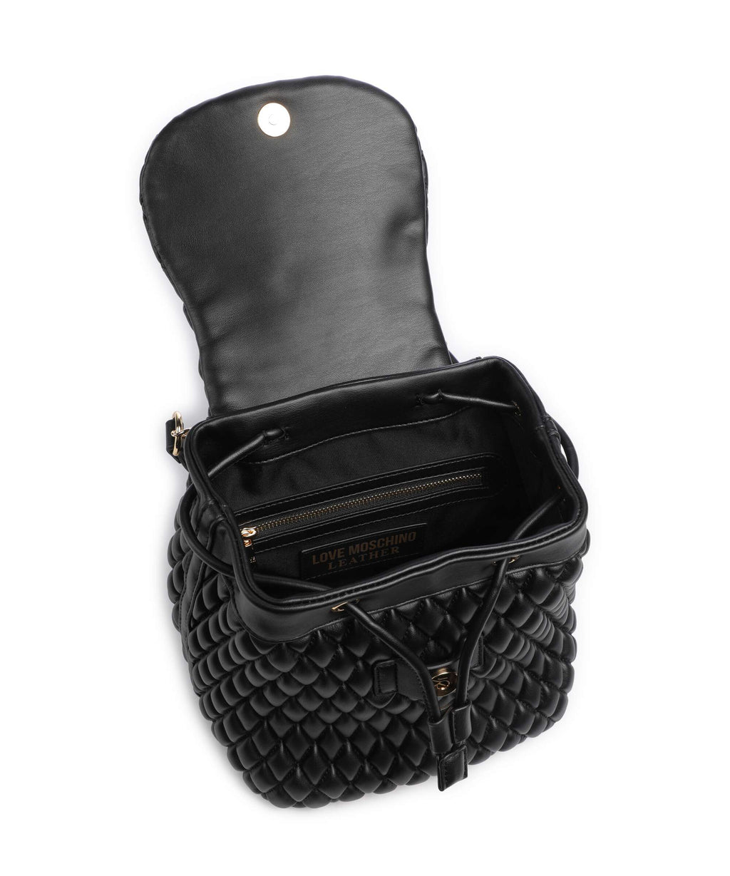 Love Moschino Bubbly Q Backpack nero